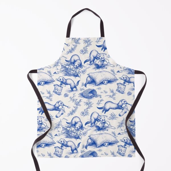 Item preview, Chaotic Ferret Dopamine Menu Toile Pattern Funny Vintage designed and sold by StickyGuys.