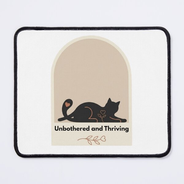 Item preview, Unbothered and Thriving designed and sold by RunningWhiskers.