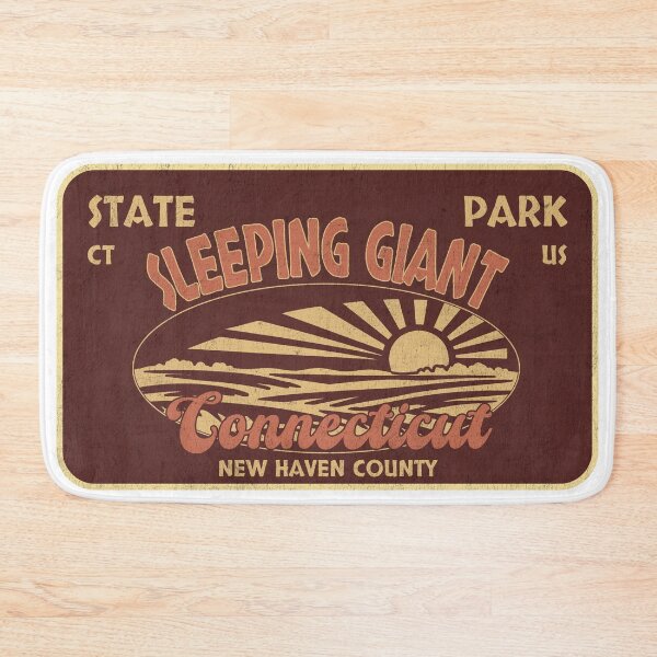 Item preview, Sleeping Giant State Park, New Haven County, Connecticut, badge design designed and sold by Wanderful-roads.
