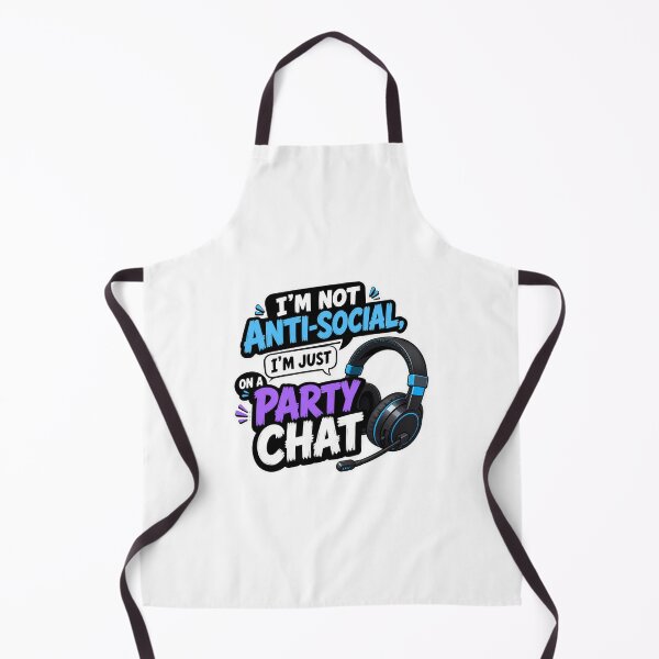 Item preview, gamer play station Not Anti Social Just on a Party Chat Funny Gamer designed and sold by Uglyandcute.