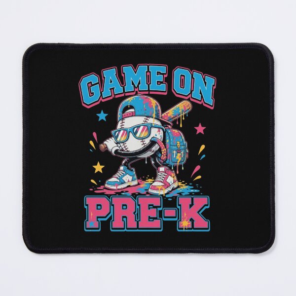 Item preview, Game On Pre-K Cool Baseball Retro Back to School Cartoon designed and sold by haitrieuic96.