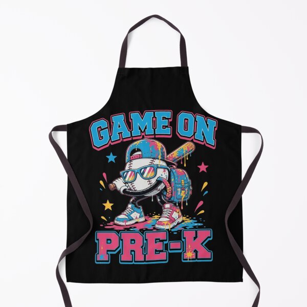 Item preview, Game On Pre-K Cool Baseball Retro Back to School Cartoon designed and sold by haitrieuic96.