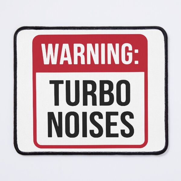 Item preview, Warning Turbo Noise designed and sold by carvect-id.