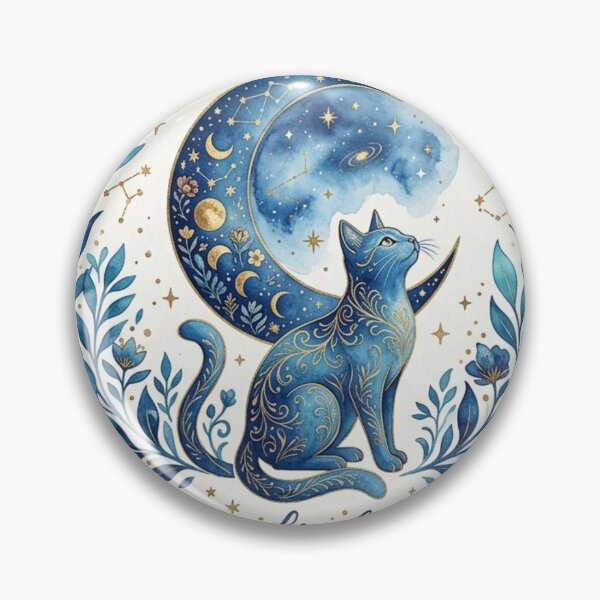 Item preview, Dream Big Little One Celestial Cat and Moon designed and sold by DreamyBrushArt.