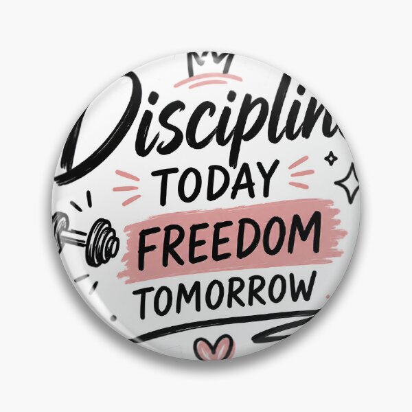 Item preview, Discipline today Freedom tomorrow designed and sold by DezigenArtz.