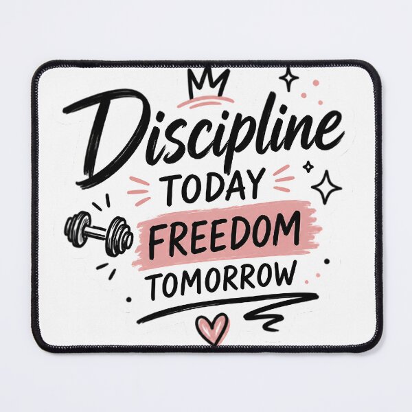 Item preview, Discipline today Freedom tomorrow designed and sold by DezigenArtz.