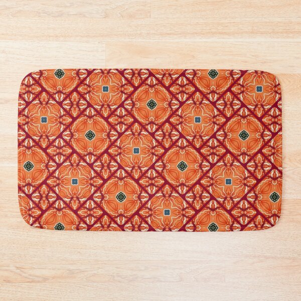 Item preview, Blood Red Orange Pattern designed and sold by Shy Fractal Designs.