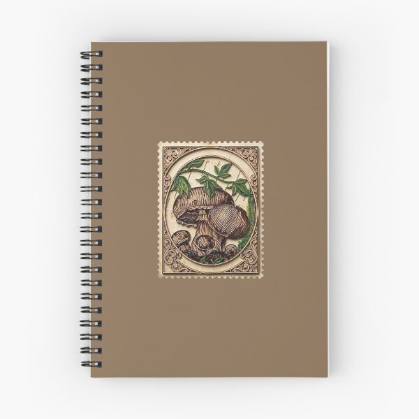 Item preview, Mushroom Vintage Postage Stamp - quilled effect designed and sold by LottiesLuck.