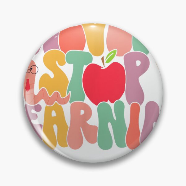Item preview, Never Stop Learning Groovy Retro Studying Back To School designed and sold by GloomWood.