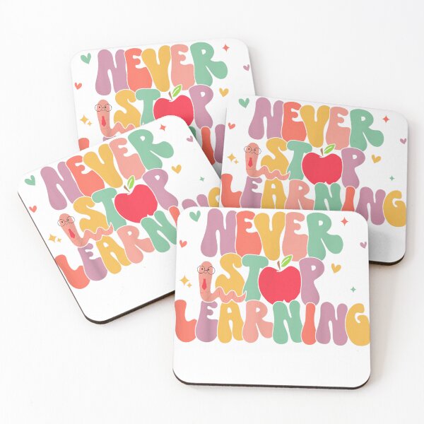 Item preview, Never Stop Learning Groovy Retro Studying Back To School designed and sold by GloomWood.