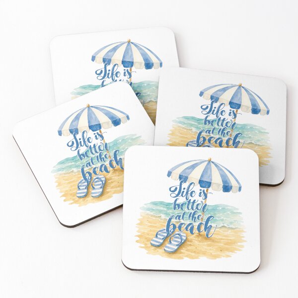 Item preview, Beach Umbrella Flip Flops designed and sold by SeaStarAlex.