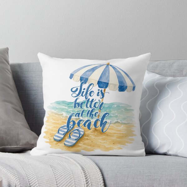 Item preview, Beach Umbrella Flip Flops designed and sold by SeaStarAlex.