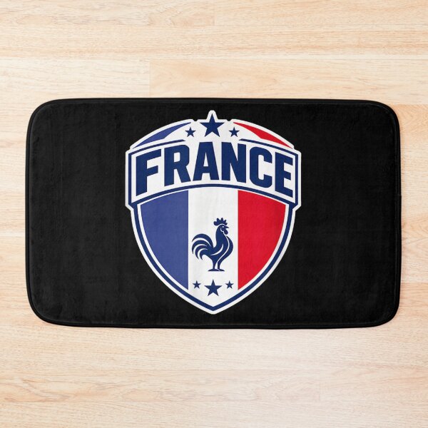 Item preview, France National Football Team Shield Crest Flag Supporter Pride Design designed and sold by River Silva.