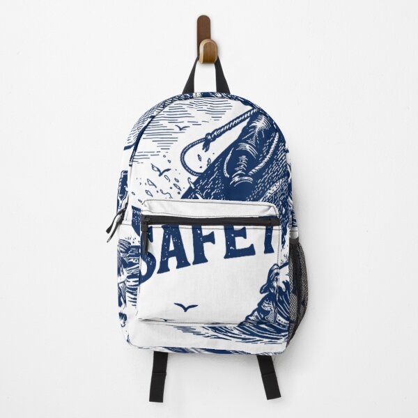 Item preview, Safety Third Funny Whale Rider Adventure Vintage Ocean Graphic Design designed and sold by River Silva.