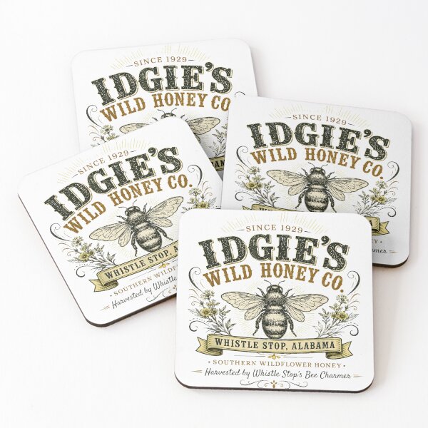 Item preview, Vintage Idgie's Wild Honey Company Southern Wildflower Bee Farm Design designed and sold by River Silva.