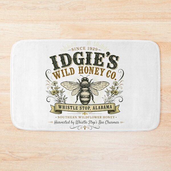 Item preview, Vintage Idgie's Wild Honey Company Southern Wildflower Bee Farm Design designed and sold by River Silva.
