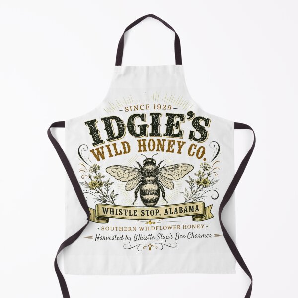 Item preview, Vintage Idgie's Wild Honey Company Southern Wildflower Bee Farm Design designed and sold by River Silva.