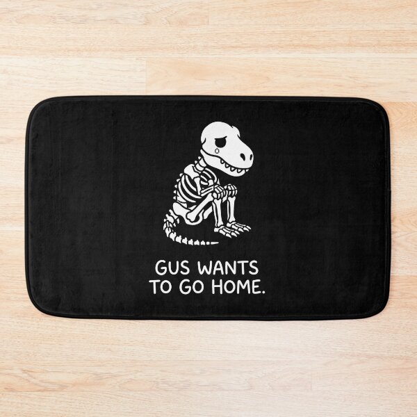 Item preview, Gus Wants To Go Home Sad Skeleton Pixel Art designed and sold by SplashTastic.