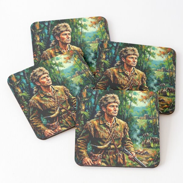 Item preview, Daniel Boone Frontier Pathfinder Fine Art Tribute designed and sold by Art's Diner.