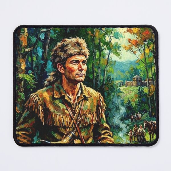 Item preview, Daniel Boone Frontier Pathfinder Fine Art Tribute designed and sold by Art's Diner.