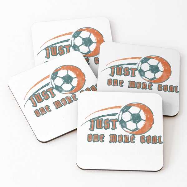 Item preview, Just One More Goal Retro Football Soccer Quote designed and sold by S.k.Singh.
