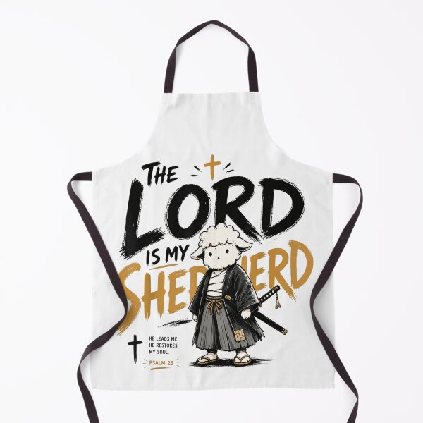 Item preview, The Lord Is My Shepherd Cute Samurai Lamb Psalm Twenty Three designed and sold by Taniyah Gomes.