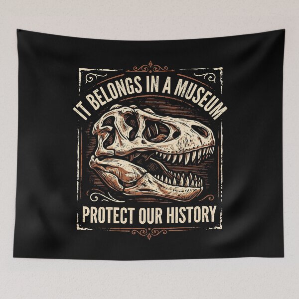 Item preview, It Belongs In A Museum Protect Our History Vintage Science Curator designed and sold by SplashTastic.