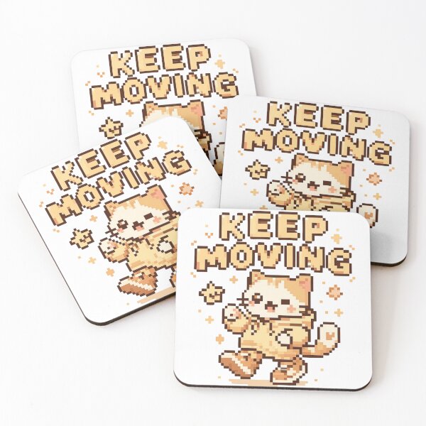 Item preview, keep moving designed and sold by idoocollective1.