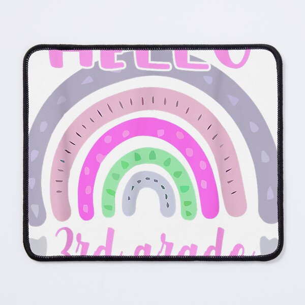 Item preview, Hello 3rd Grade Teacher Student Back To School Boho Rainbow designed and sold by GloomWood.