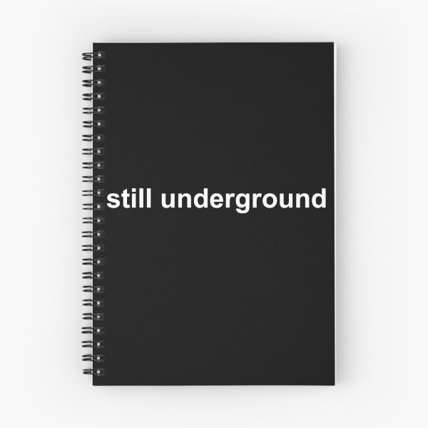 Item preview, Still Underground Minimalist Music Shirt designed and sold by Zukuse.