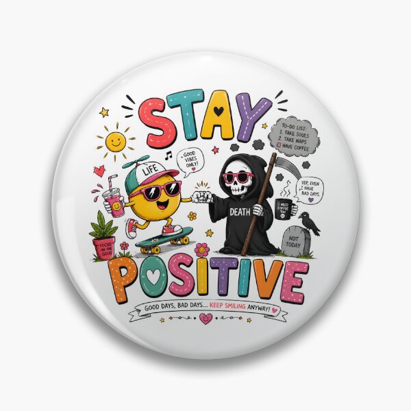 Item preview, Stay positive designed and sold by nimmitrends.