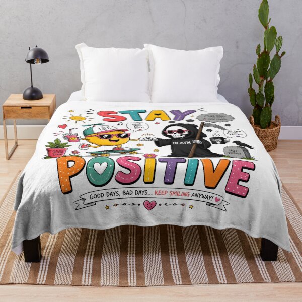 Item preview, Stay positive designed and sold by nimmitrends.