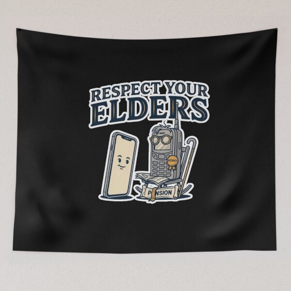 Item preview, Respect Your Elders Phone T-Shirts designed and sold by Naitsebas.