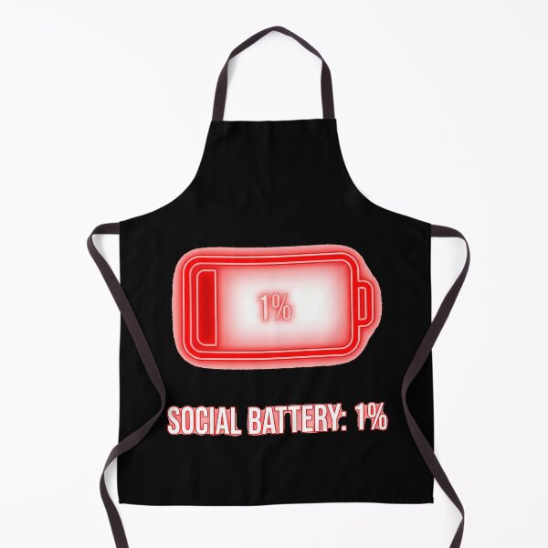 Item preview, Percent Social Battery Empty Funny Introvert Warning Graphic designed and sold by WorldShop17.