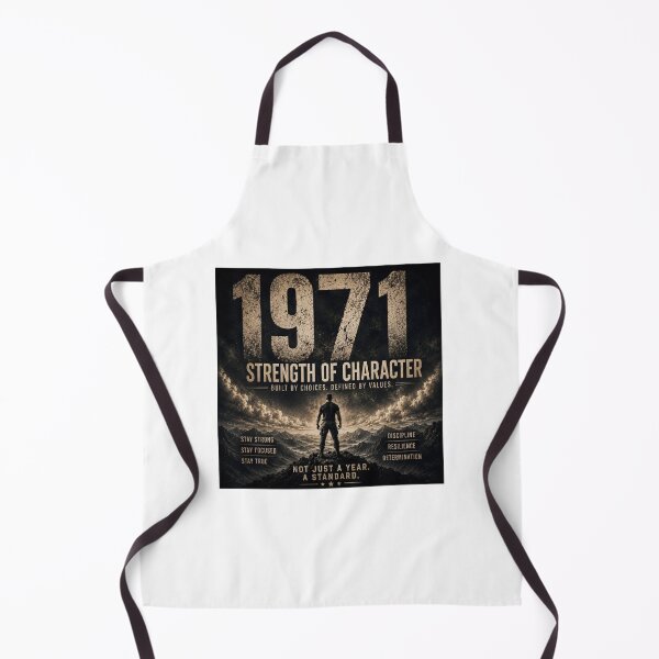 Item preview, Diseño de cumpleaños vintage de 1971 con la frase "Fuerza de carácter" designed and sold by JMDG Studio.