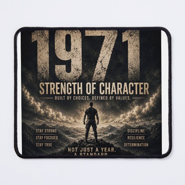 Item preview, 1971 Strength of Character Vintage Birthday Design designed and sold by JMDG Studio.