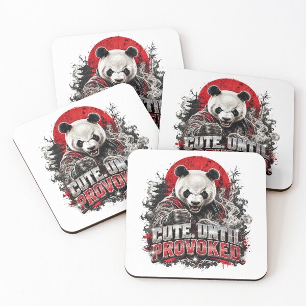 Item preview, Cute Until Provoked Panda T-Shirt,. designed and sold by QuirkyCloud Designs.