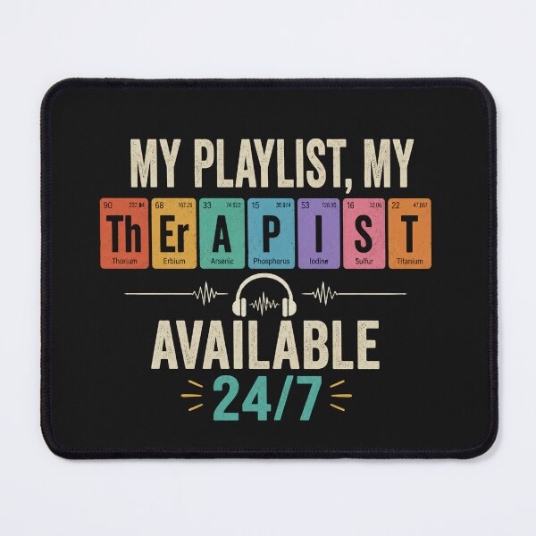 Item preview, My Playlist My Therapist Available 24/7 Shirt. designed and sold by QuirkyCloud Designs.