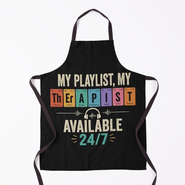 Item preview, My Playlist My Therapist Available 24/7 Shirt. designed and sold by QuirkyCloud Designs.