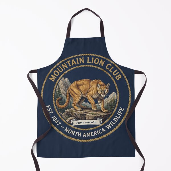 Item preview, Mountain Lion Club Vintage Badge North American Wildlife designed and sold by CalmCapy Co.