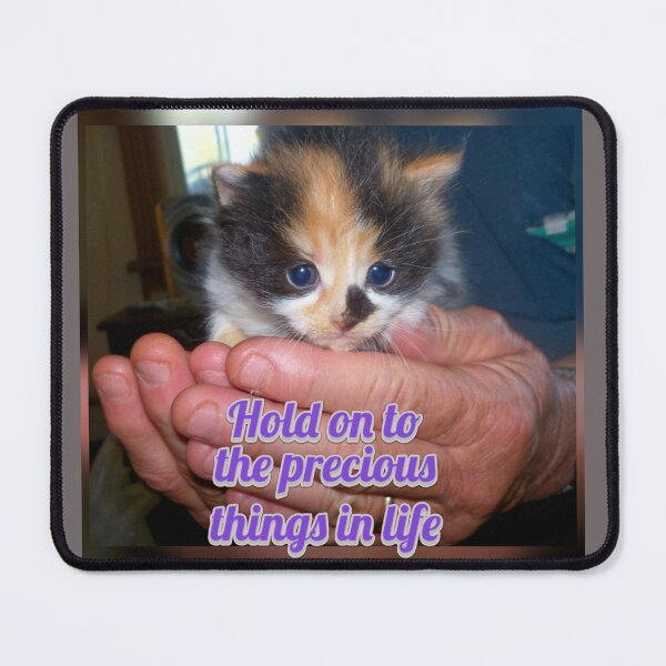 Item preview, Cute Calico Kitten Inspirational Cat Design designed and sold by Blackfire's Witchy Wonders.