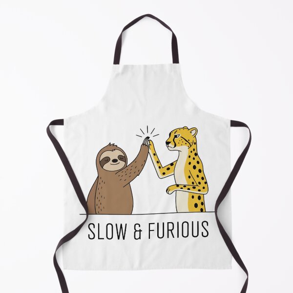 Item preview, Slow and Furious Sloth and Cheetah High Five Cute Animal designed and sold by Amir Faysal.