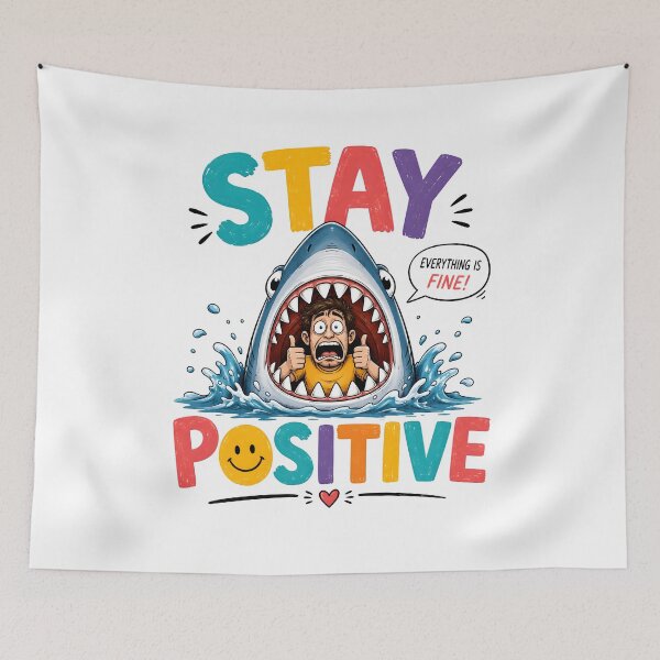 Item preview, Stay positive  designed and sold by nimmitrends.