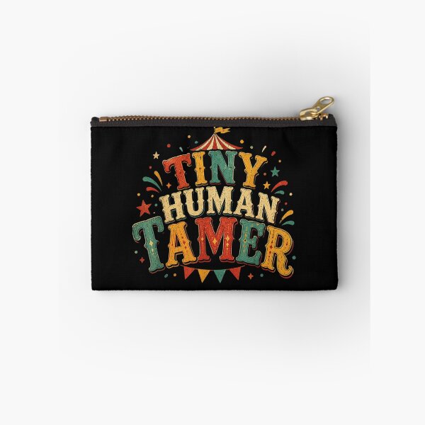 Item preview, Tiny Human Tamer Funny Teacher Appreciation Carnival Typography Quote designed and sold by MassonCalepon.