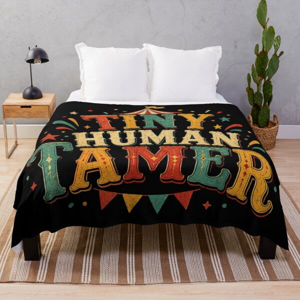 Item preview, Tiny Human Tamer Funny Teacher Appreciation Carnival Typography Quote designed and sold by MassonCalepon.