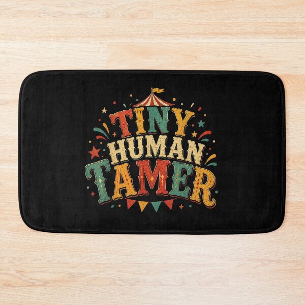 Item preview, Tiny Human Tamer Funny Teacher Appreciation Carnival Typography Quote designed and sold by MassonCalepon.