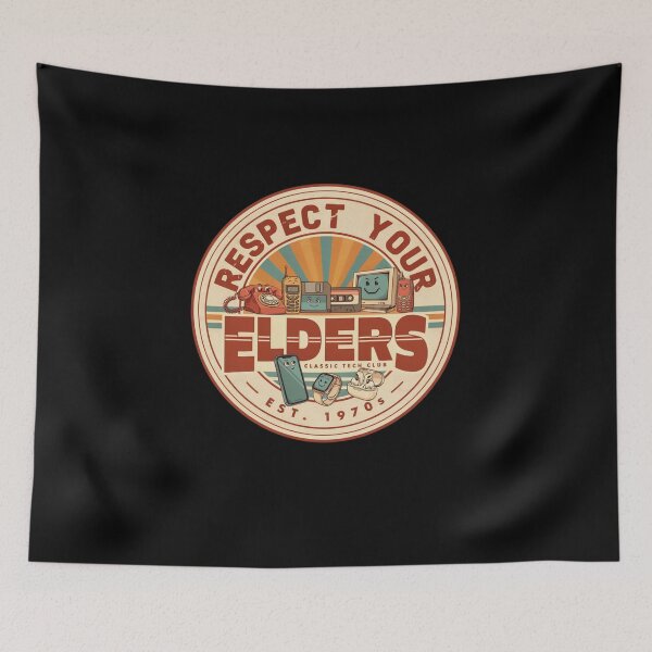 Item preview, Respect Your Elders Phone T-Shirts designed and sold by Naitsebas.