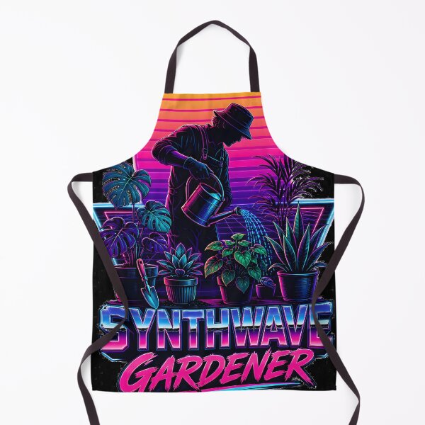 Item preview, Synthwave Gardener designed and sold by OddPairStudio.