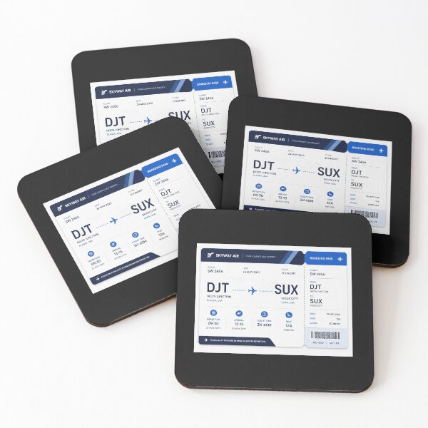Item preview, Airline Ticket DJT-SUX designed and sold by Avgeek.design.