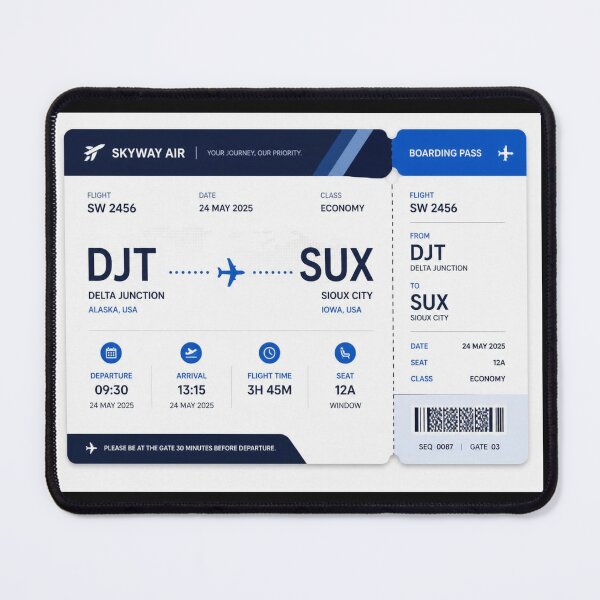 Item preview, Airline Ticket DJT-SUX designed and sold by Avgeek.design.